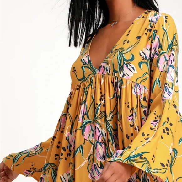 Free People Other - Free People Floral Tunic